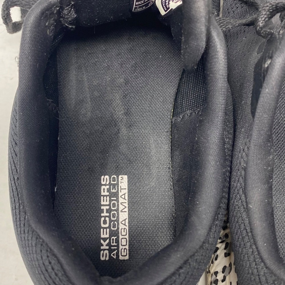 Skechers GORun Consistent Womens 7.5 Black Running Shoes Leopard 128284 - Picture 15 of 16